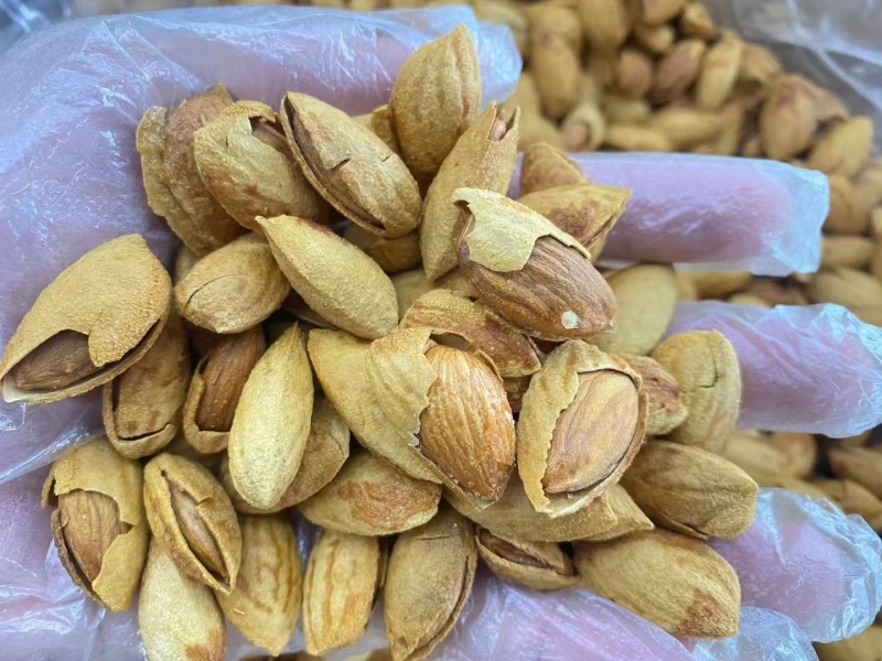 包邮新货薄壳巴旦木刀果龙果手剥纸皮大NP奶香盐焗量大优惠