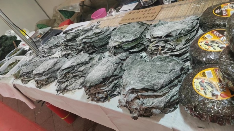 盐渍厚海带头新菜海带头地摊热卖海带头
