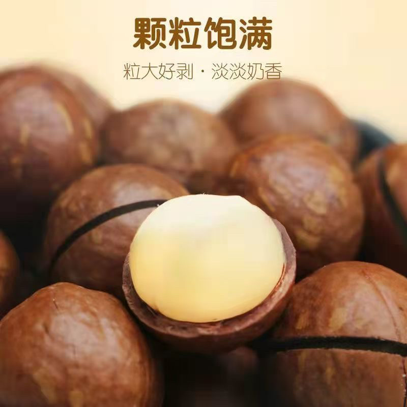 批发大果夏威夷果休闲零食散装坚果炒货一件批发量大优惠