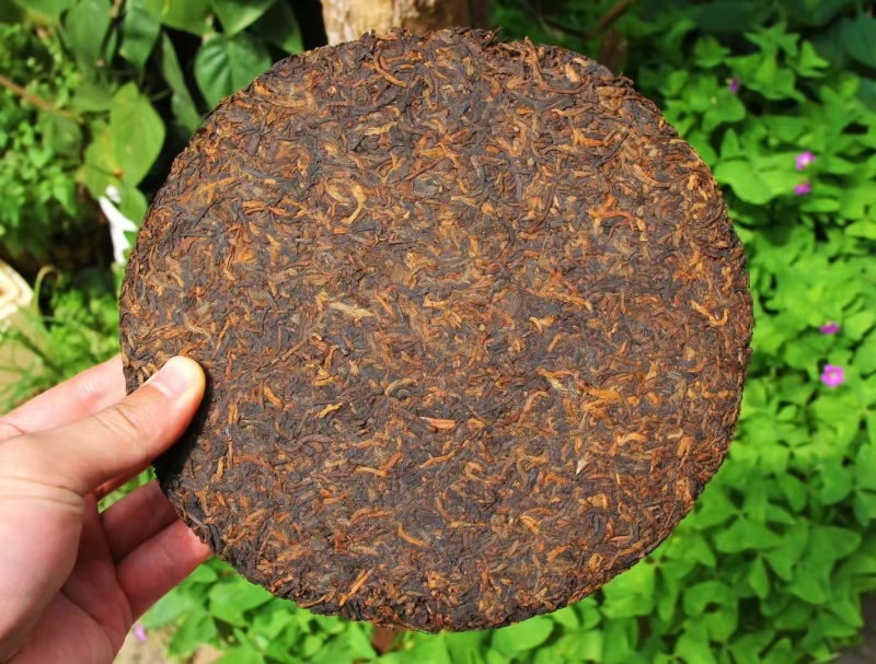 宫廷级别的老班章熟茶饼
