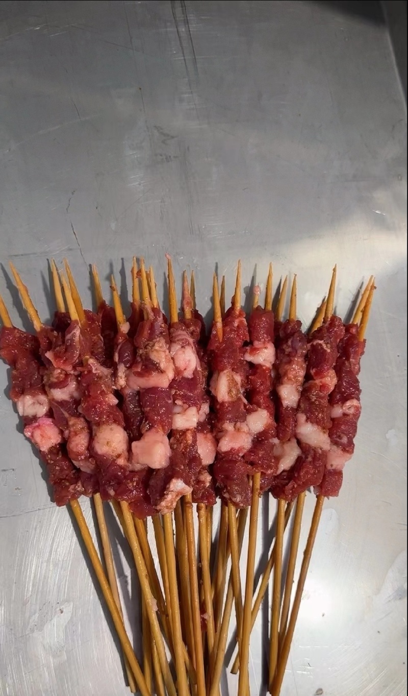 每天大量出货鲜羊肉串，电商平台，社区团购优选商品