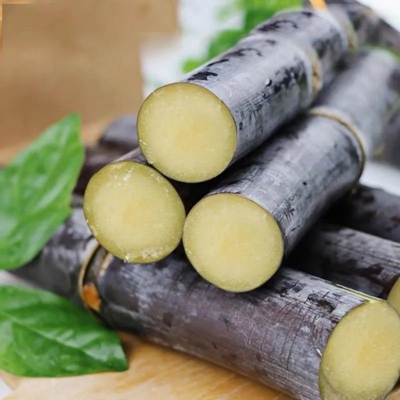 【超甜】广西黑皮甘蔗新鲜水果当季现砍紫皮薄皮整箱一件代发