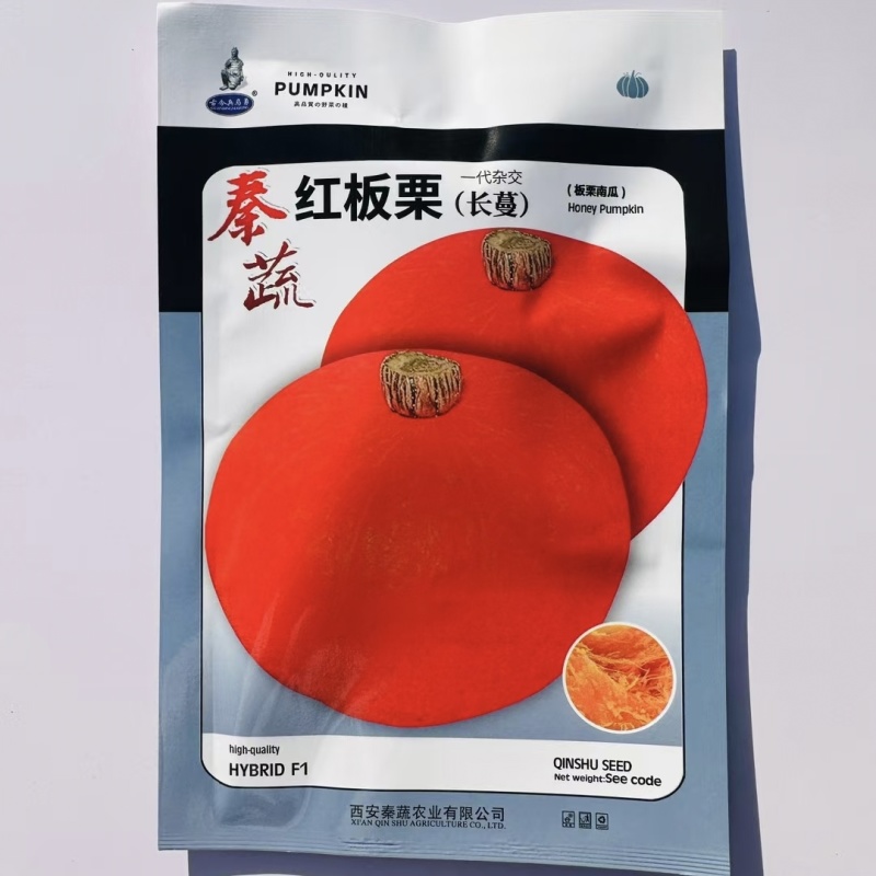 秦蔬红板栗南瓜种子高产甜面绿板栗南瓜种子春秋甜栗红南瓜