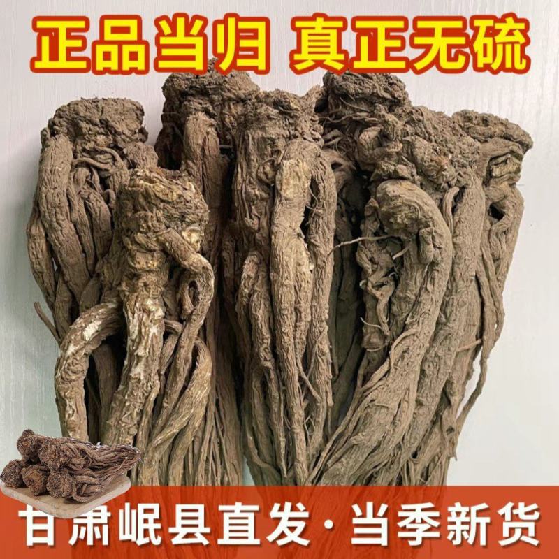 岷县当归野生人工种植正品当归协助装车包邮无硫