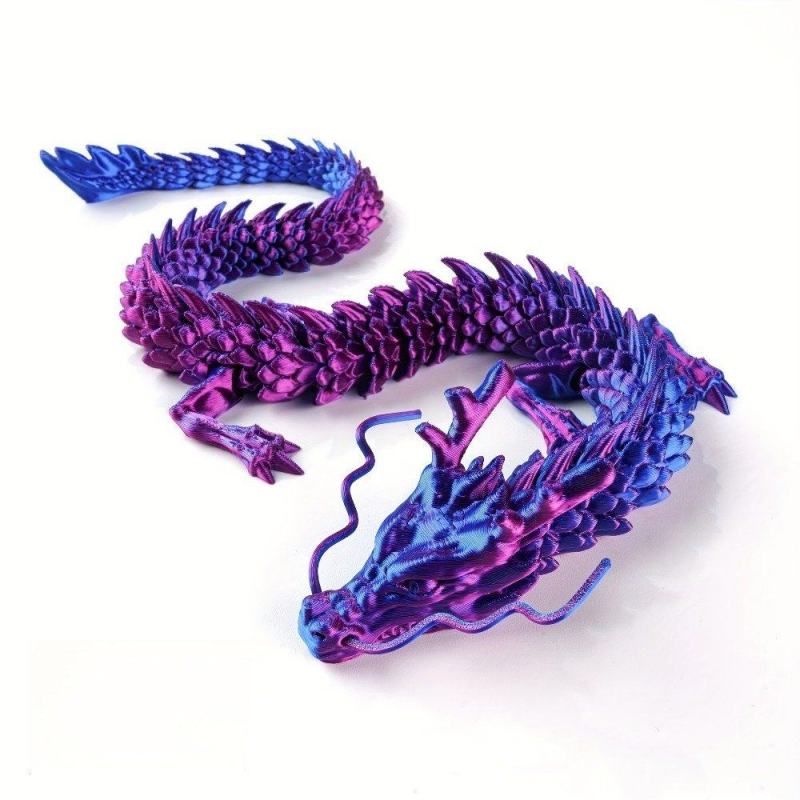 **3D打印中国龙摆件关节可活动玩具批发手办礼物工艺品