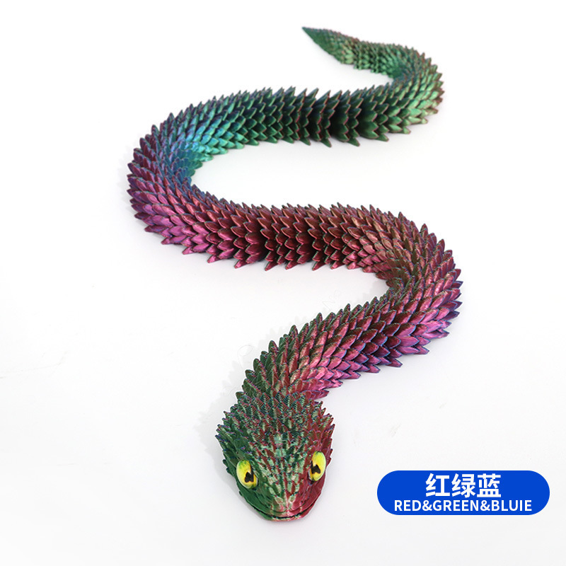 **3D打印中国龙摆件关节可活动玩具批发手办礼物工艺品