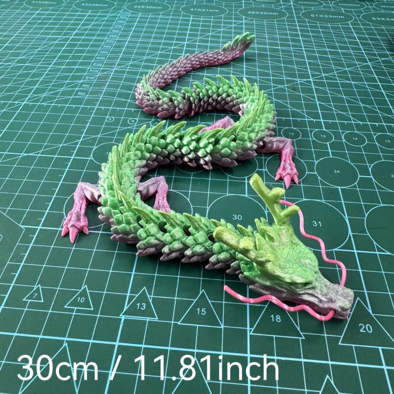 **3D打印中国龙摆件关节可活动玩具批发手办礼物工艺品