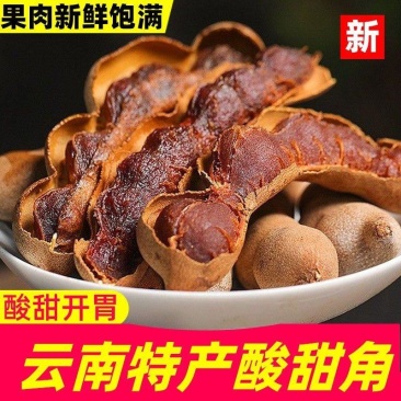 休闲零食云南西双版纳特产甜酸角新鲜带壳精选酸甜可口罗望子