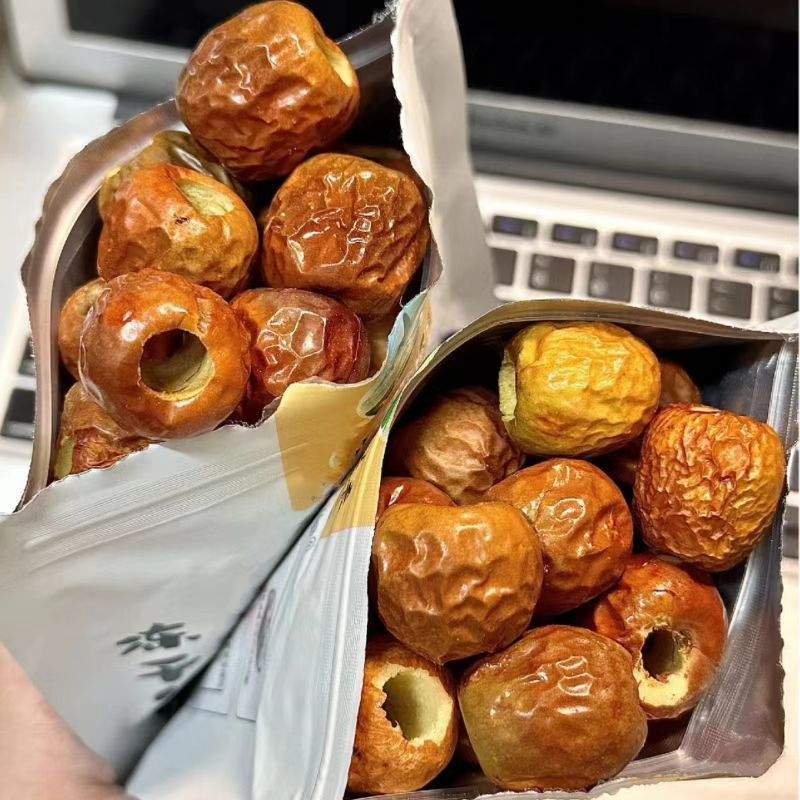 去核圆枣脆干燥脱水原味水果干大包网红零食冻干