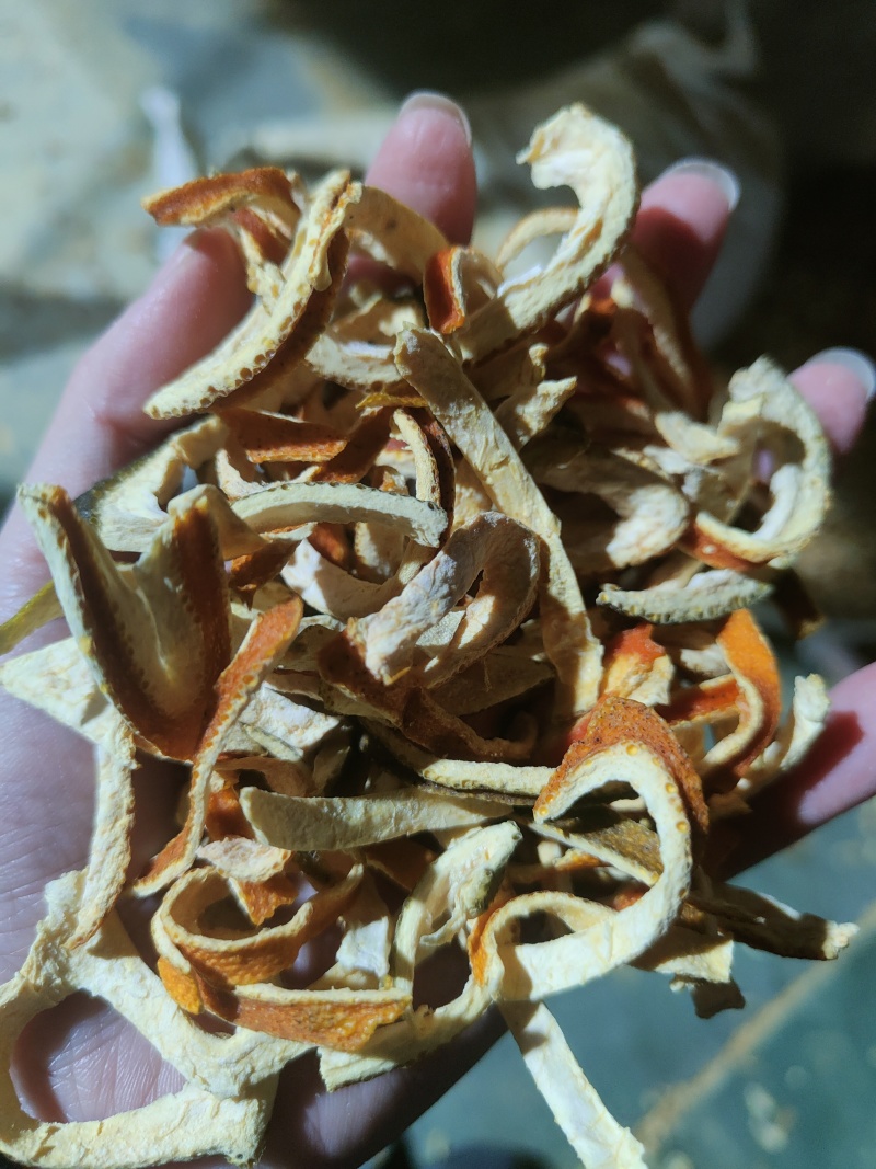 烘干陈皮个橙子渣，桔渣，陈皮丝，橙皮丝湖北产地现货供应