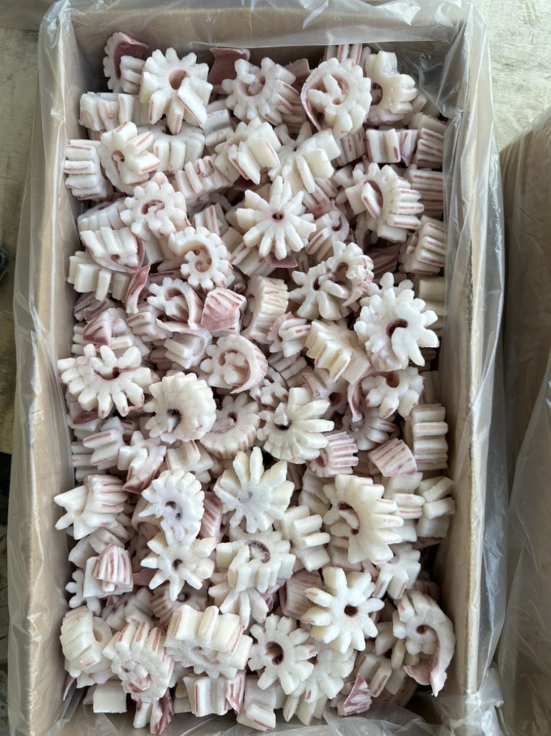 纯干齿轮花（鱿鱼花），6斤一件，无冰衣，口感脆，