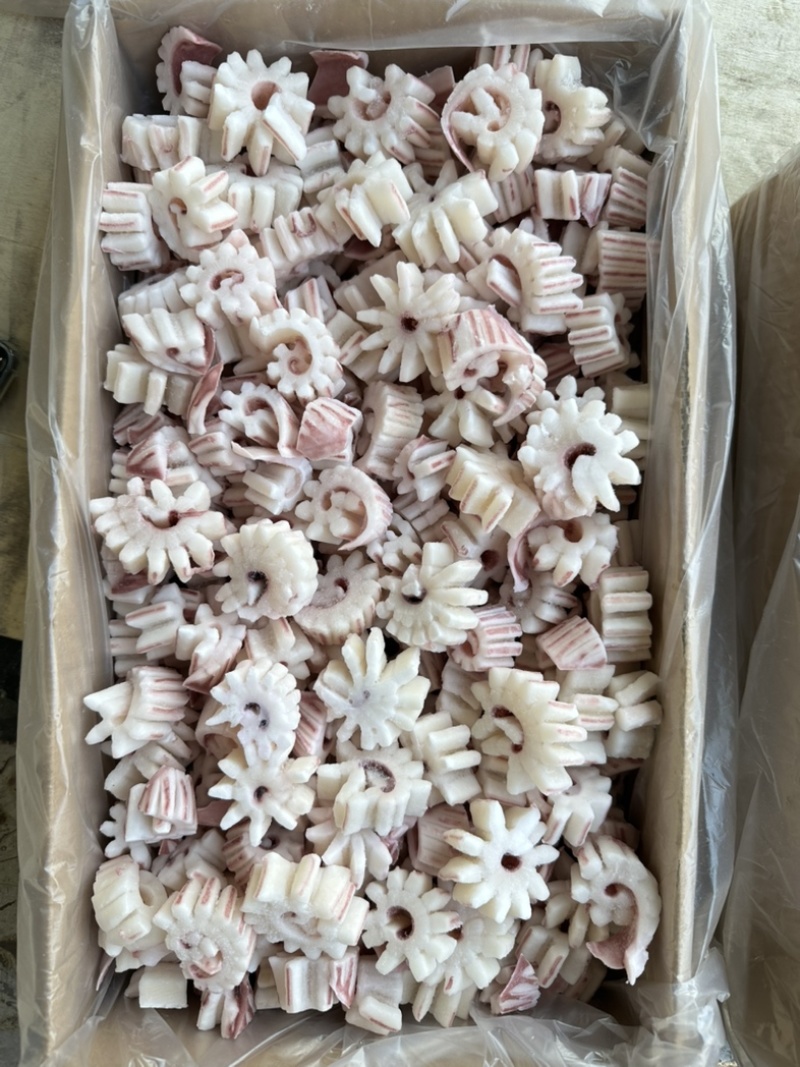 纯干齿轮花（鱿鱼花），6斤一件，无冰衣，口感脆，