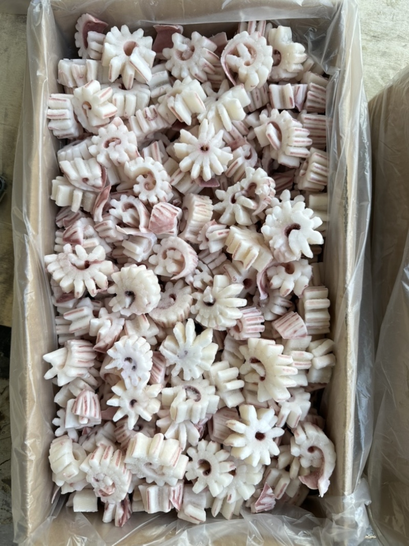 纯干齿轮花（鱿鱼花），6斤一件，无冰衣，口感脆，