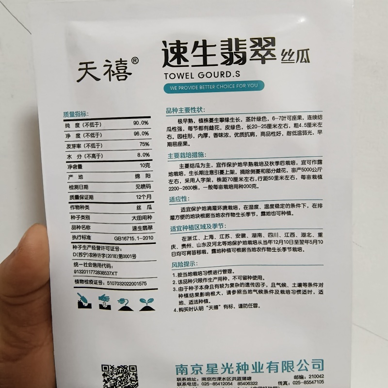 油绿丝瓜种子短棒油皮丝瓜种籽早熟高产耐寒春秋油丝瓜油绿