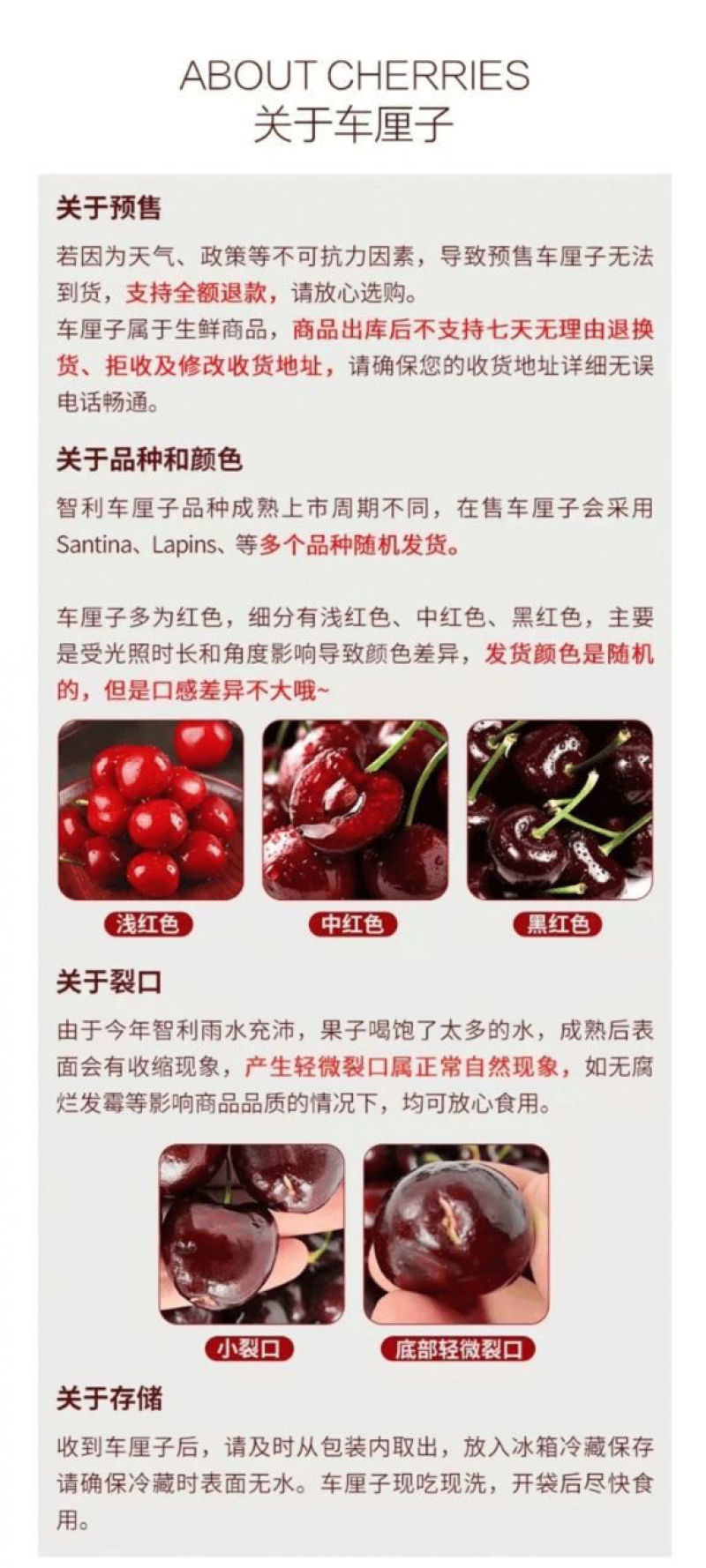 智利车厘子新鲜当季水果爆甜一件代发包邮批发团购