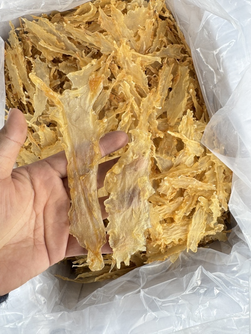 挪威鳕鱼胶批发冰岛鳕鱼胶淡干清水货110头一斤