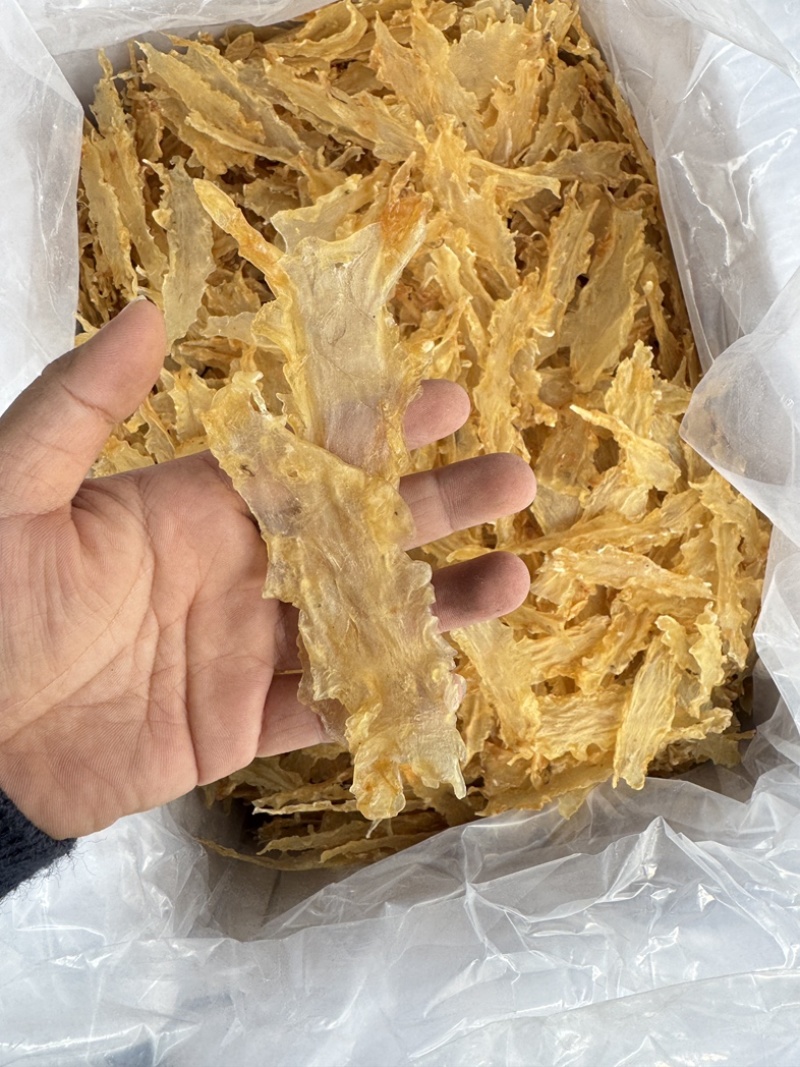 挪威鳕鱼胶批发冰岛鳕鱼胶淡干清水货110头一斤