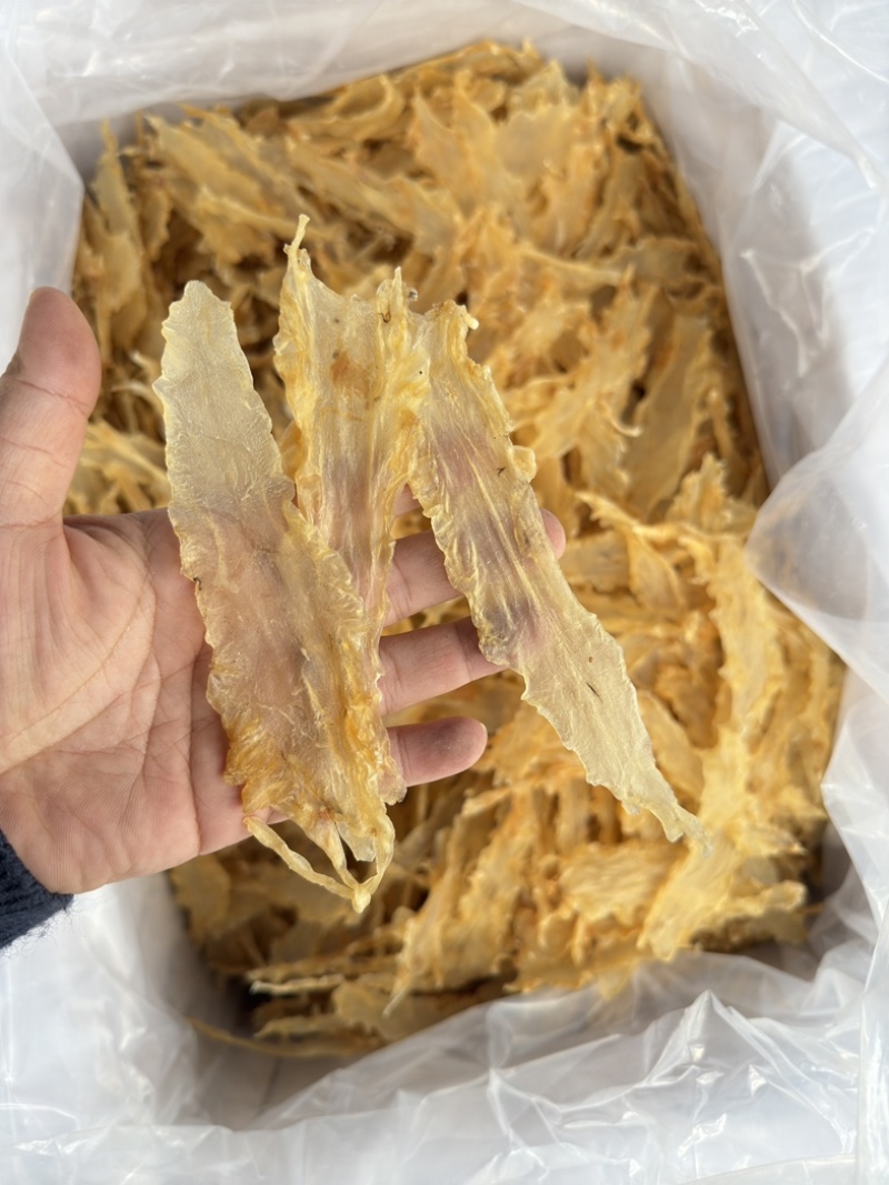 挪威鳕鱼胶批发冰岛鳕鱼胶淡干清水货110头一斤