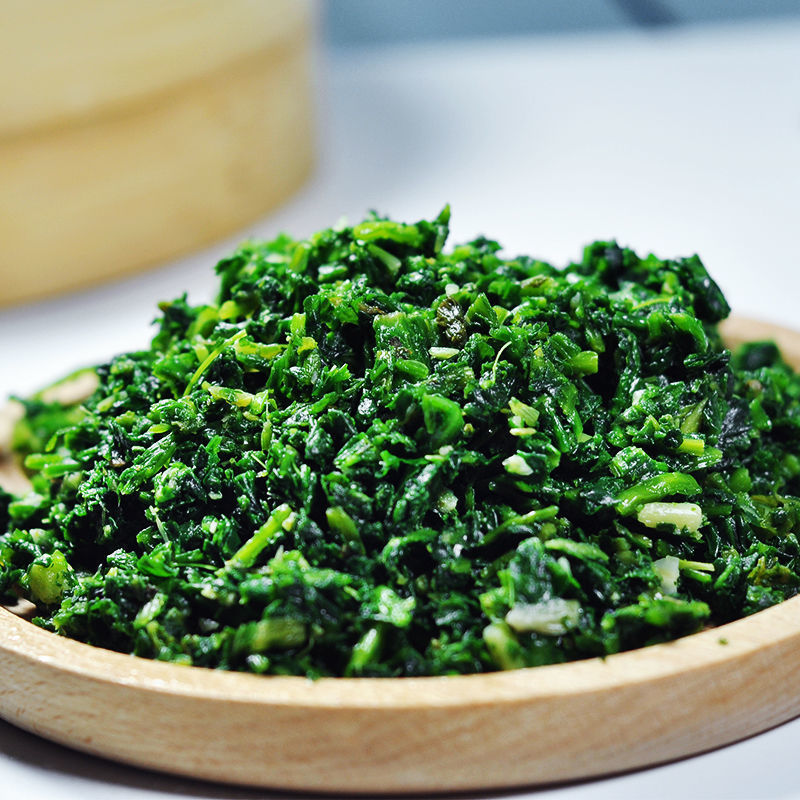 新鲜荠菜速冻荠菜馅农家新鲜冷冻切碎野菜荠荠菜包子饺子