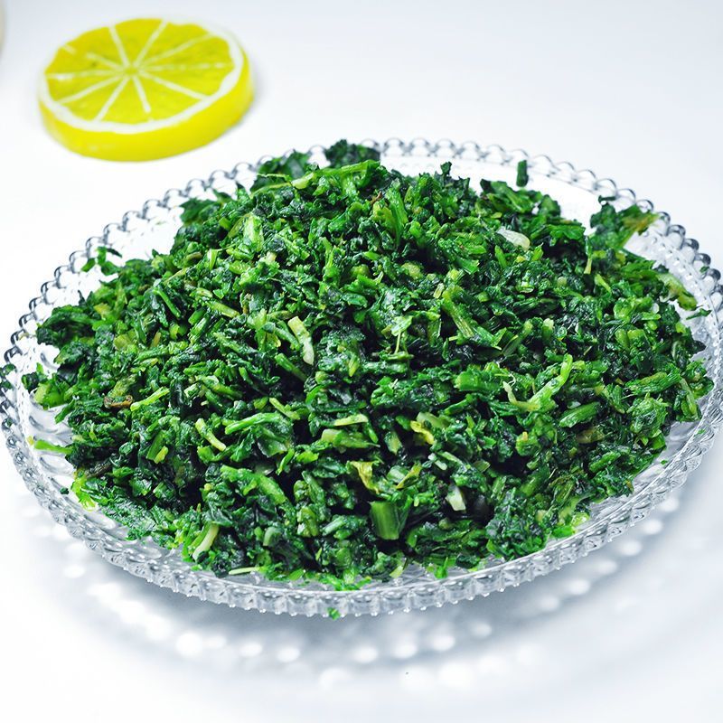 新鲜荠菜速冻荠菜馅农家新鲜冷冻切碎野菜荠荠菜包子饺子