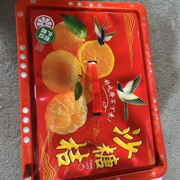 广西沙糖橘，皮薄多汁，个个全红，果面干净起沙，精品柑橘