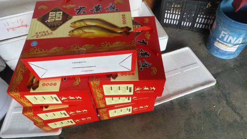 外海网箱黄鱼500g/55元，不包邮费