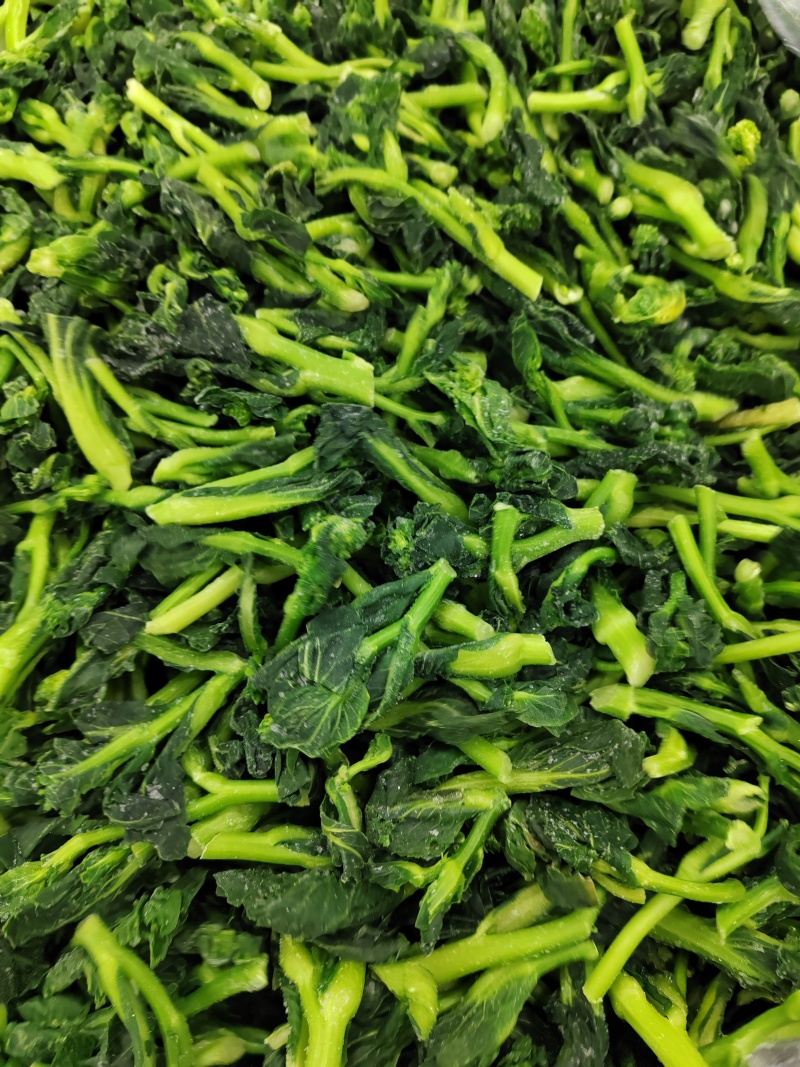 速冻菜心，菜尖，菜苔，半成品菜，净菜，日标速冻