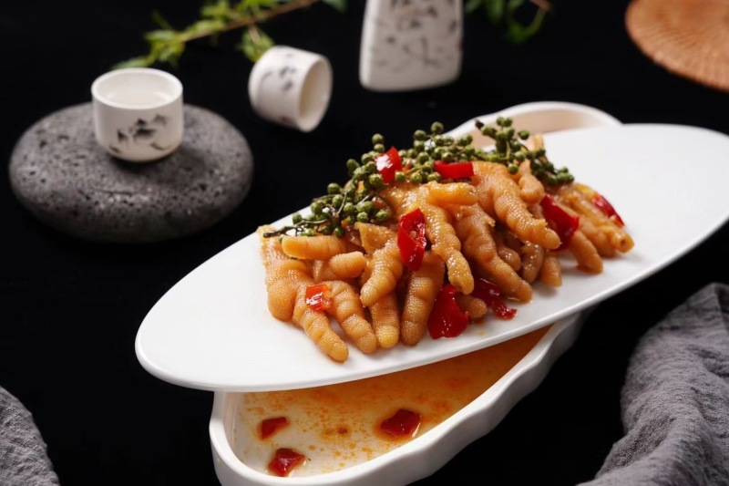 柠檬无骨鸡爪香辣鸡爪麻辣藤椒鸡爪展会地摊门店商用超市