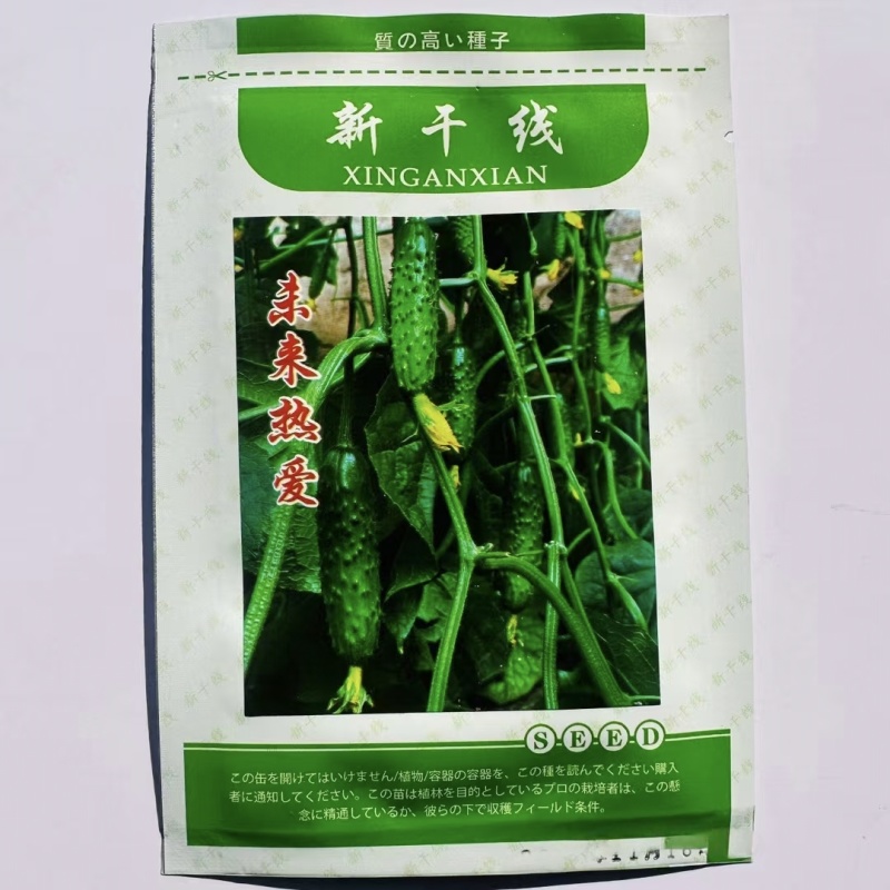 未来热爱2号黄瓜种子强雌性油亮翠绿高产甜脆水果黄瓜种子