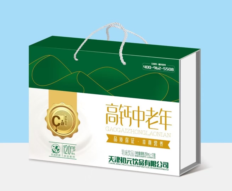 高钙奶礼盒新款式，250×12盒