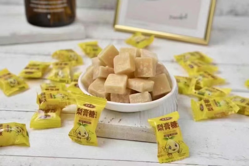 梨膏糖梨膏糖润喉糖地摊展会电商超市门市火爆产品