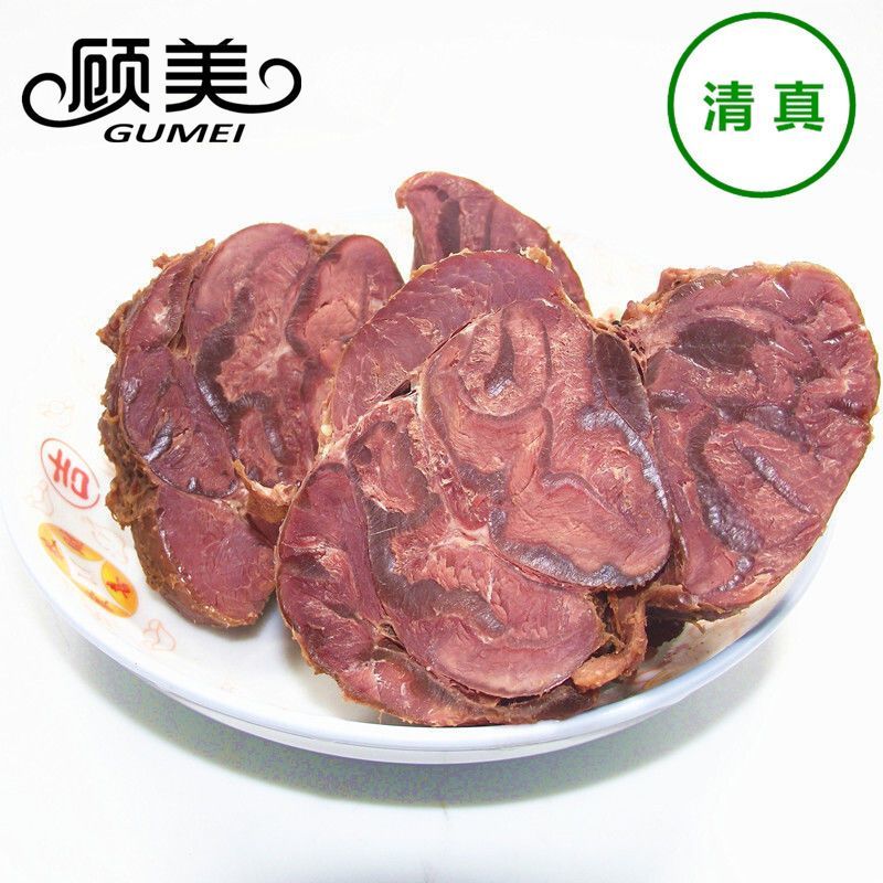 顾美清真熟牛腱子肉河南特产五香牛肉真空包装即食酱牛肉熟食