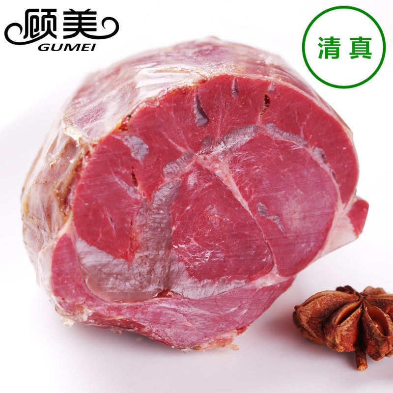 顾美清真熟牛腱子肉河南特产五香牛肉真空包装即食酱牛肉熟食