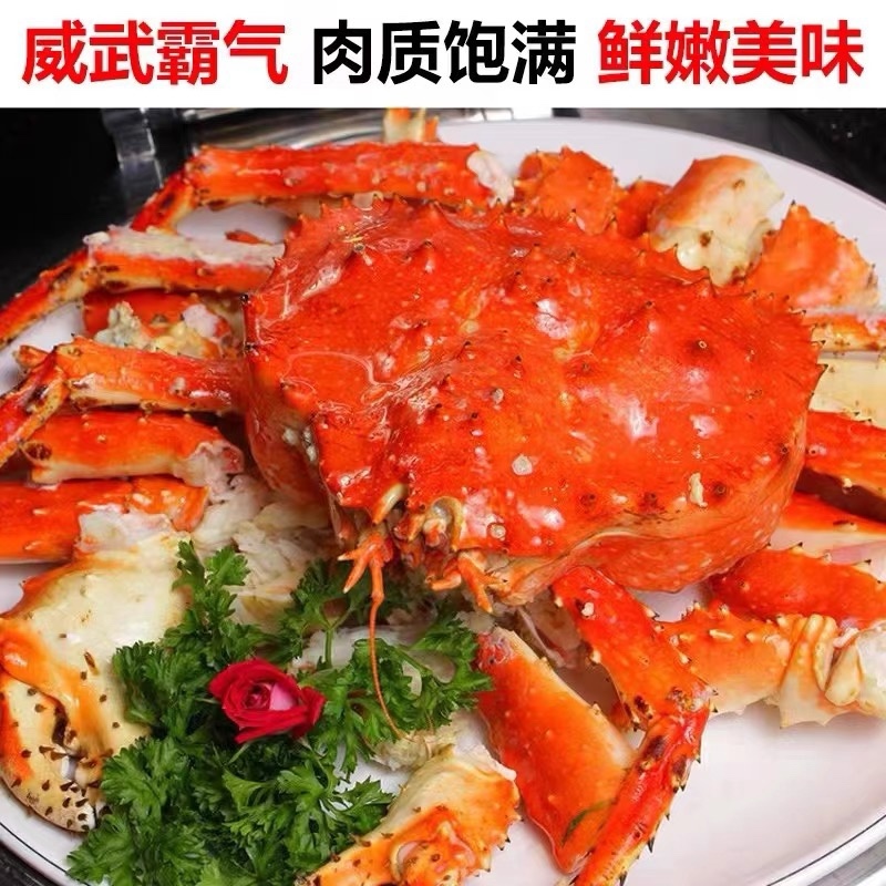帝王蟹冷冻特大螃蟹冰鲜海鲜水产