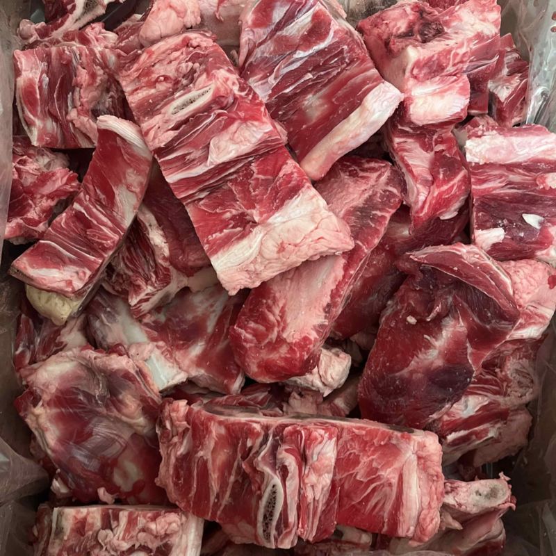 鲜牛骨头/国产牛杂骨/肉含量多/有板筋/一手货源/量大价优