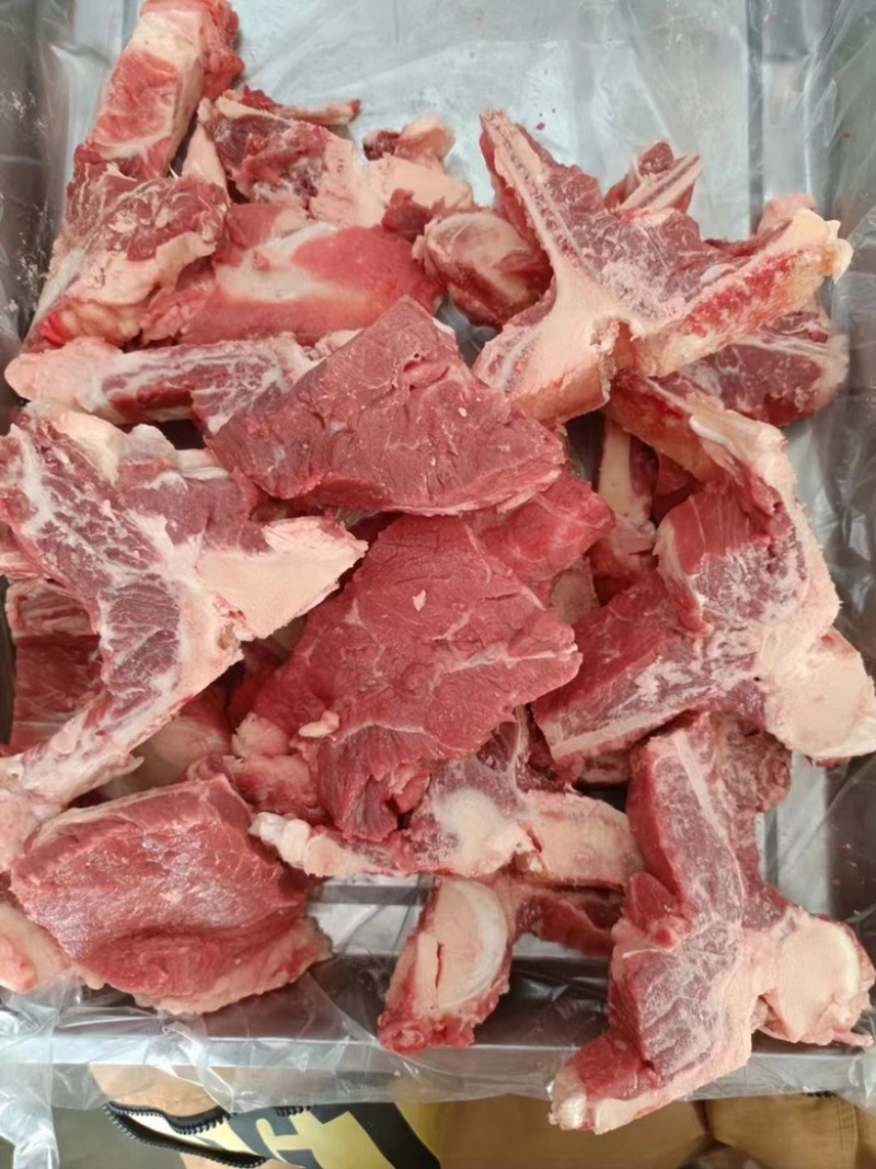 鲜牛骨头/国产牛杂骨/肉含量多/有板筋/一手货源/量大价优