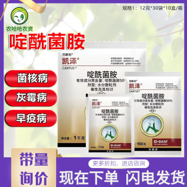 巴斯夫凯泽50%啶酰菌胺水分散粒剂灰霉病杀菌剂