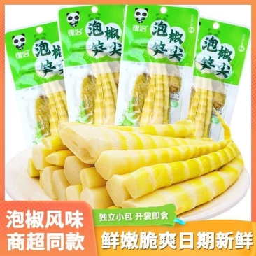 泡椒笋尖脆笋嫩笋竹笋开袋即食小包装解馋追剧小零食休闲批发