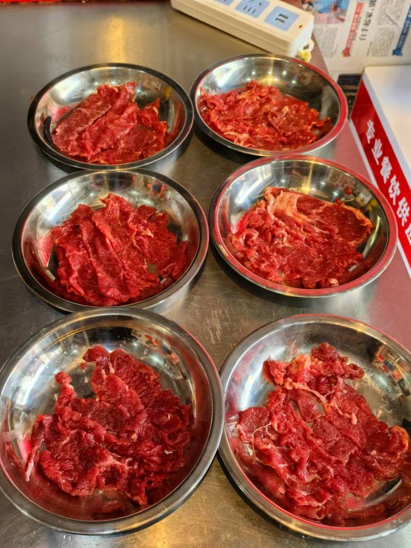 董大真手切吊龙，火锅吊龙，潮汕牛肉吊龙火锅生烫吊龙米线