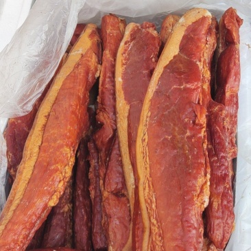 【腊肉】河北邯郸发货电烤二刀肉，肥瘦正好颜色好看
