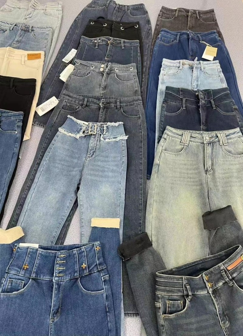 加绒牛仔裤，800条全清15.8