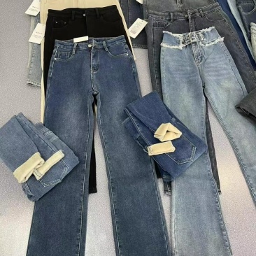 加绒牛仔裤，800条全清15.8