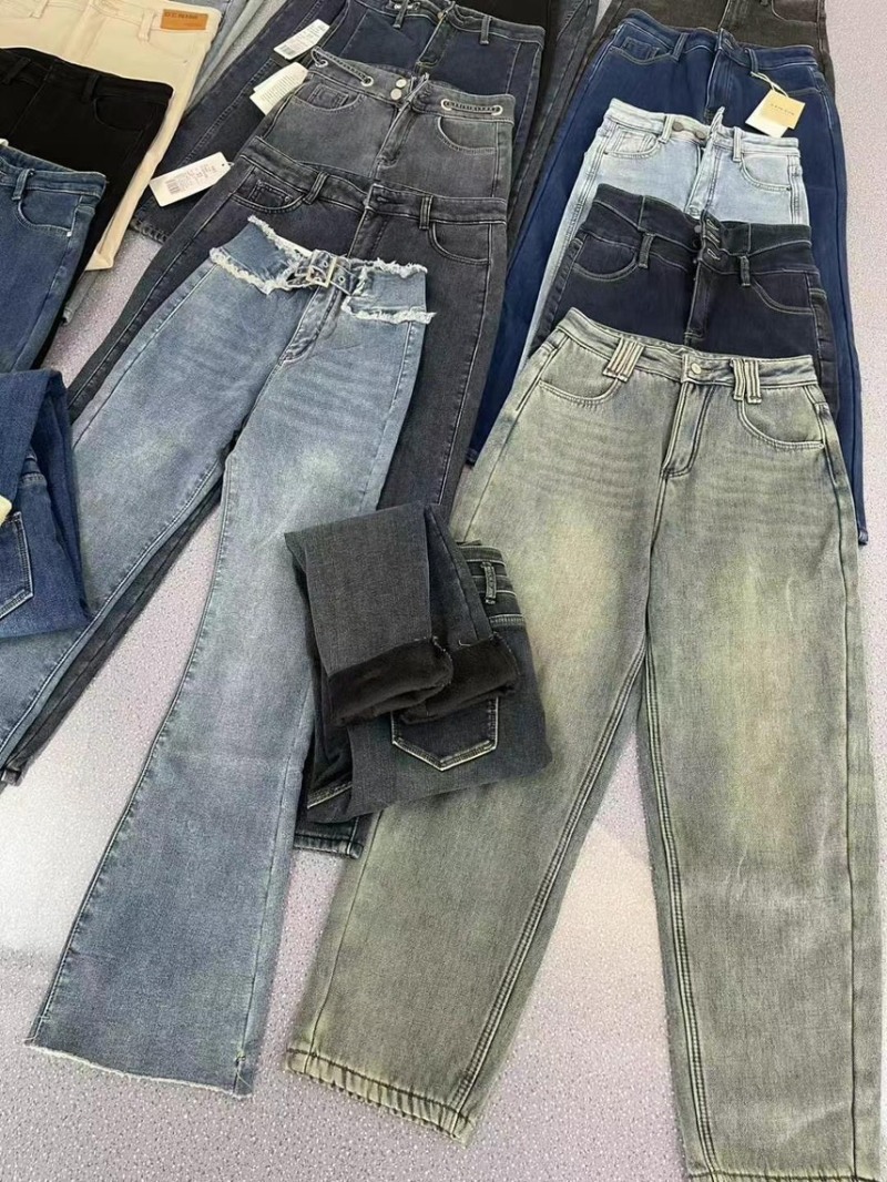 加绒牛仔裤，800条全清15.8