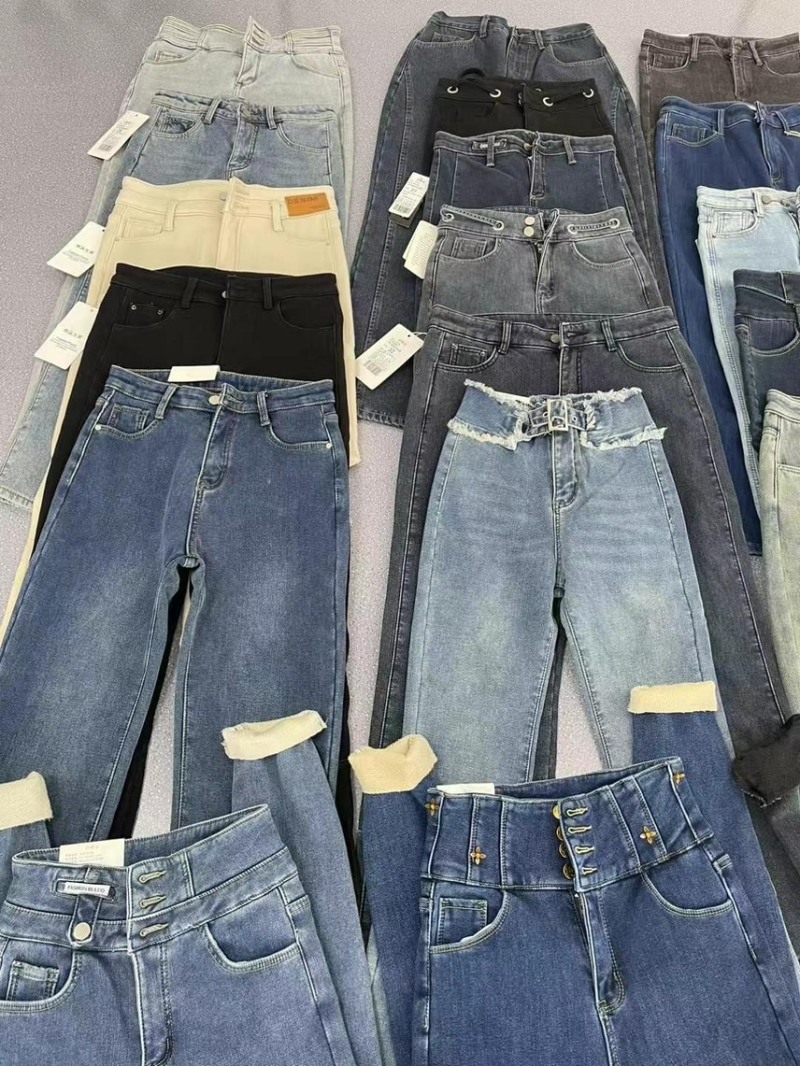 加绒牛仔裤，800条全清15.8