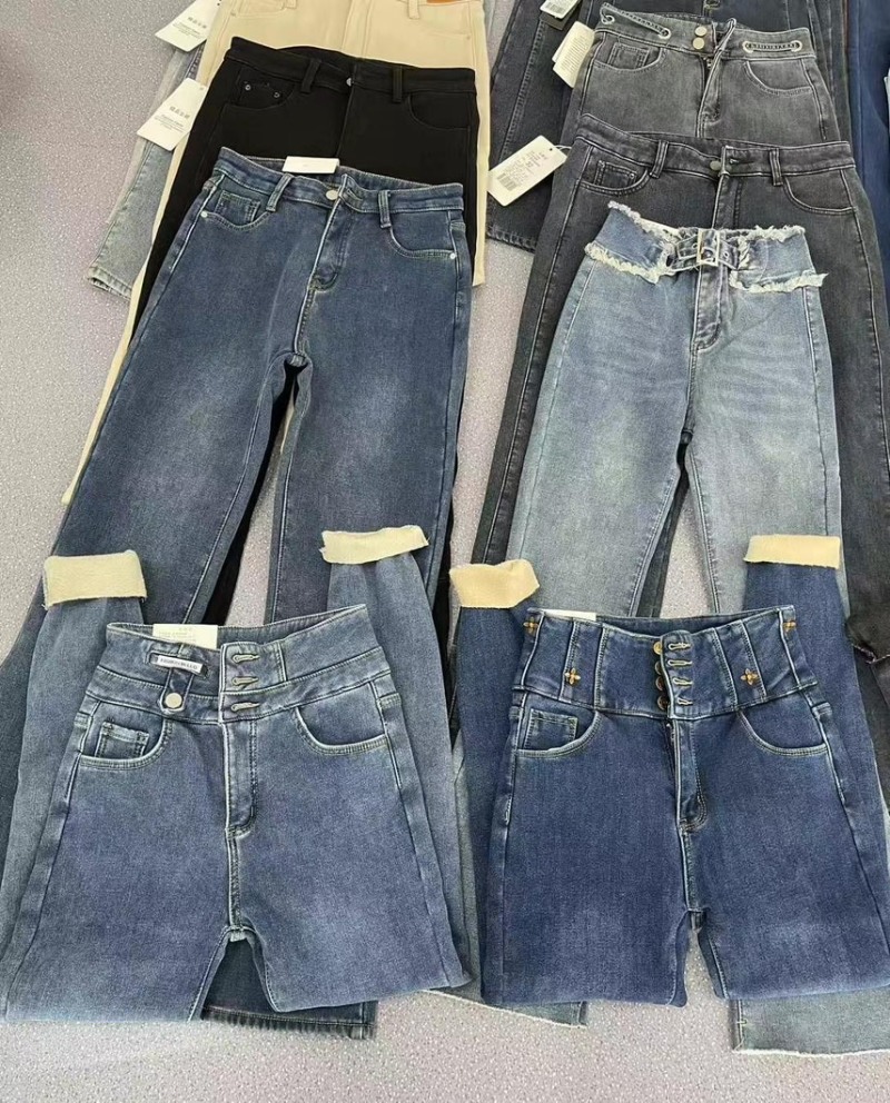 加绒牛仔裤，800条全清15.8