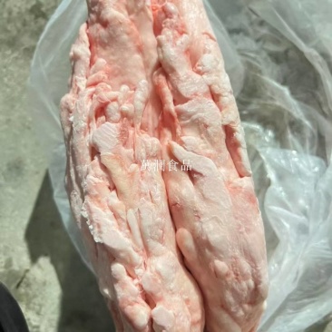 折叠板油40斤，颜色好，解冻后当鲜货卖，猪油