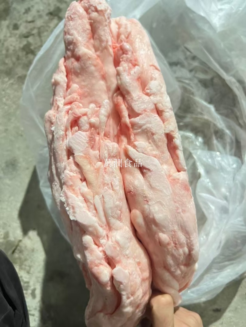 折叠板油40斤，颜色好，解冻后当鲜货卖，猪油