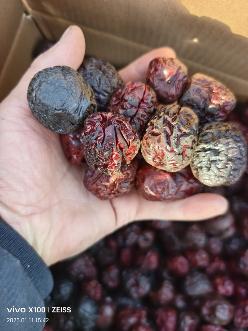 炒枣炒焦枣泡茶八宝茶盖碗茶用枣