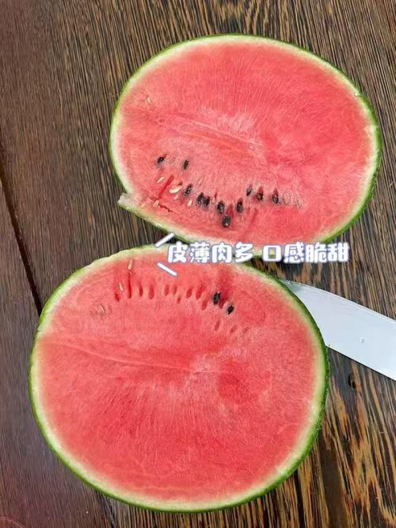 冰糖子西瓜皮薄肉多口感脆甜