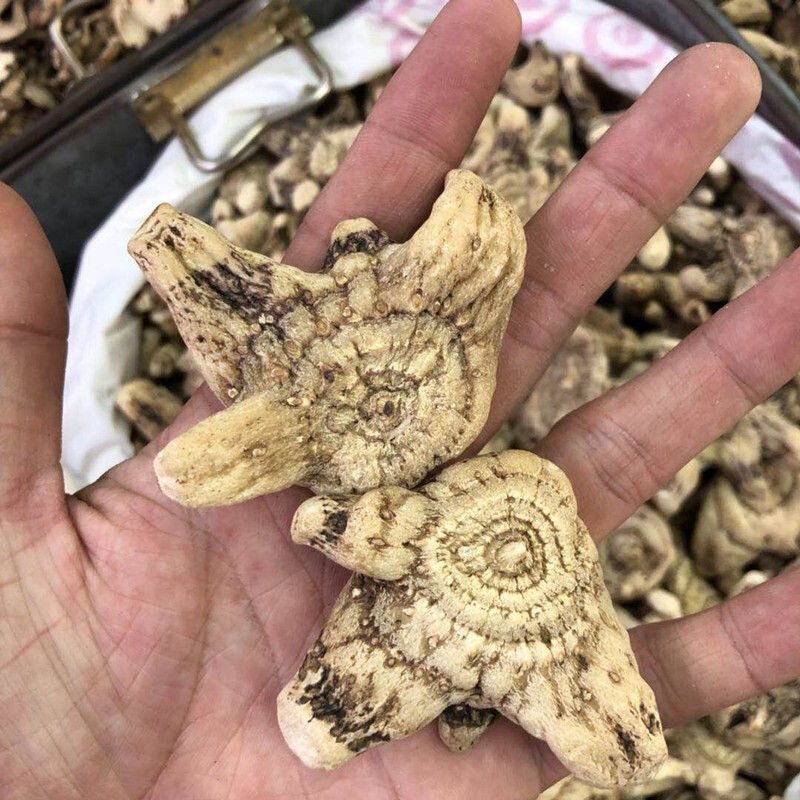 白芨整个干白芨野生白芨湖北白芨旱白芨三叉白芨正品正宗